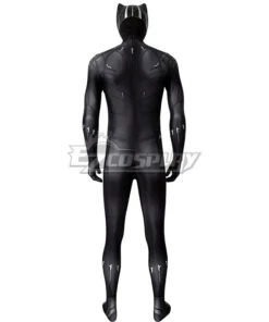 Marvel Black Panther 2018 Movie T'Challa Black Panther Zentai Jumpsuit Cosplay Costume -EZCOSPLAY SHOP t challa black panther zentai jumpsuit cosplay costume 5