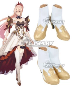 Tales Of Arise Shionne Golden Cosplay Shoes
