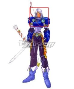 Tales Of Destiny Garr Kelvin White Cosplay Wig