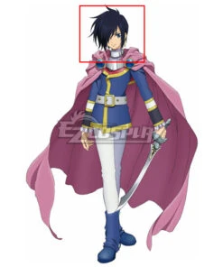 Tales Of Destiny Leon Magnus Black Cosplay Wig