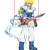 Tales Of Destiny Stahn Aileron Golden Cosplay Wig