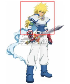 Tales Of Destiny Stahn Aileron Golden Cosplay Wig