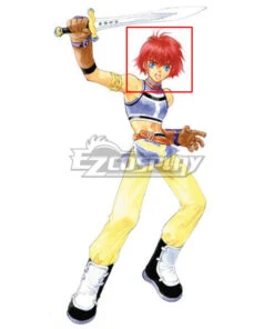 Tales Of Eternia Reid Hershel Red Cosplay Wig