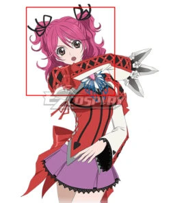 Tales Of Graces Cheria Barnes Red Cosplay Wig
