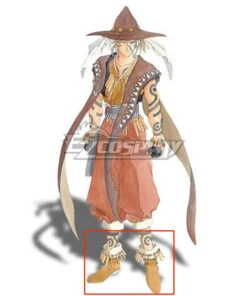 Tales Of Phantasia Claus F. Lester Brown Cosplay Shoes