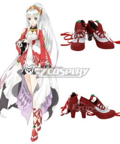 Tales Of Zestiria The X Lailah Red Cosplay Shoes