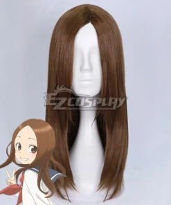 Teasing Master Takagi-san Takagi Brown Cosplay Wig