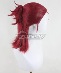 Tekken 8 Hwoarang Red Cosplay Wig -EZCOSPLAY SHOP tekken 8 hwoarang red cosplay wig 4