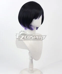 TEKKEN 8 Reina Black Purple Cosplay Wig -EZCOSPLAY SHOP tekken 8 reina black purple 3