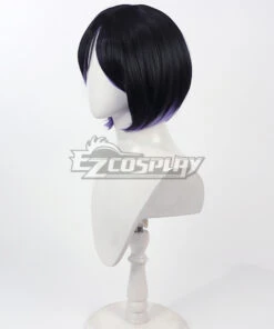 TEKKEN 8 Reina Black Purple Cosplay Wig -EZCOSPLAY SHOP tekken 8 reina black purple 4