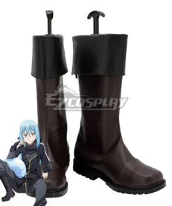 That Time I Got Reincarnated As A Slime Season 2 Tensei Shitara Suraimu Datta Ken Rimuru Tempest Brown Shoes Cosplay Boots