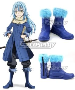 That Time I Got Reincarnated As A Slime Tensei Shitara Suraimu Datta Ken Rimuru Blue Shoes Cosplay Boots - A Edition