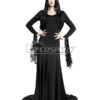 The Addams Family Morticia Addams Black Dress Halloween Cosplay Costume -EZCOSPLAY SHOP the addams family morticia addams black dress halloween cosplay costume 01