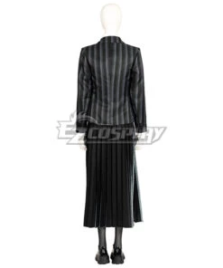 The Addams Family 2022 Wednesday Wednesday Addams School Uniform Cosplay Costume -EZCOSPLAY SHOP the addams family wednesday school uniform cosplay costume 4