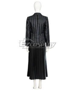 The Addams Family 2022 Wednesday Wednesday Addams School Uniform Cosplay Costume -EZCOSPLAY SHOP the addams family wednesday school uniform cosplay costume 9