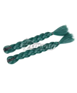 The Apothecary Diaries Maomao Braid Hair Green Cosplay Wig -EZCOSPLAY SHOP the apothecary diaries maomao braid hair green cosplay wig 6