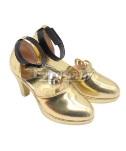 The Case Study Of Vanitas Dominique De Sade Domi Golden Cosplay Shoes -EZCOSPLAY SHOP the case study of vanitas dominique de sade domi golden cosplay shoes 4