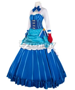 The Case Study Of Vanitas Jeanne Jeanne The Hellfire Witch Blue Dress Cosplay Costume -EZCOSPLAY SHOP the case study of vanitas jeanne blue dress cosplay costume 3