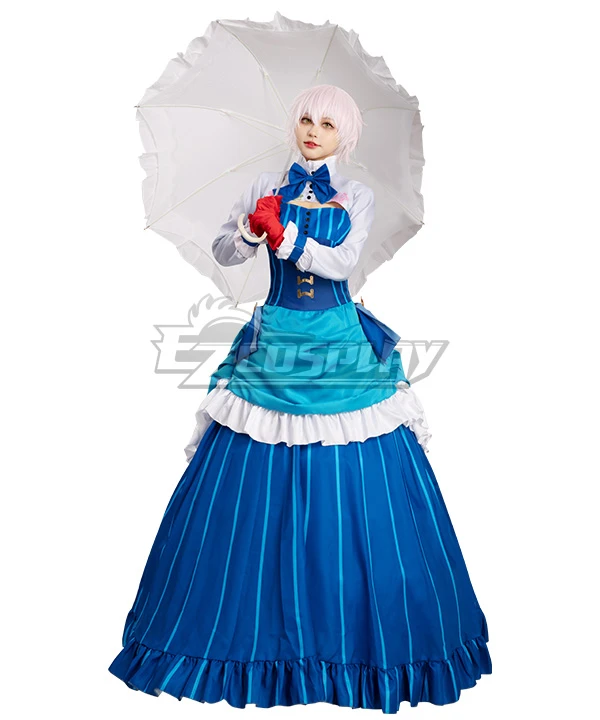 The Case Study Of Vanitas Jeanne Jeanne The Hellfire Witch Blue Dress Cosplay Costume