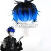The Hundred Line -Last Defense Academy-Yugamu Omokage Blue Black Cosplay Wig -EZCOSPLAY SHOP the hundred line last defense academy yugamu omokage blue black 1