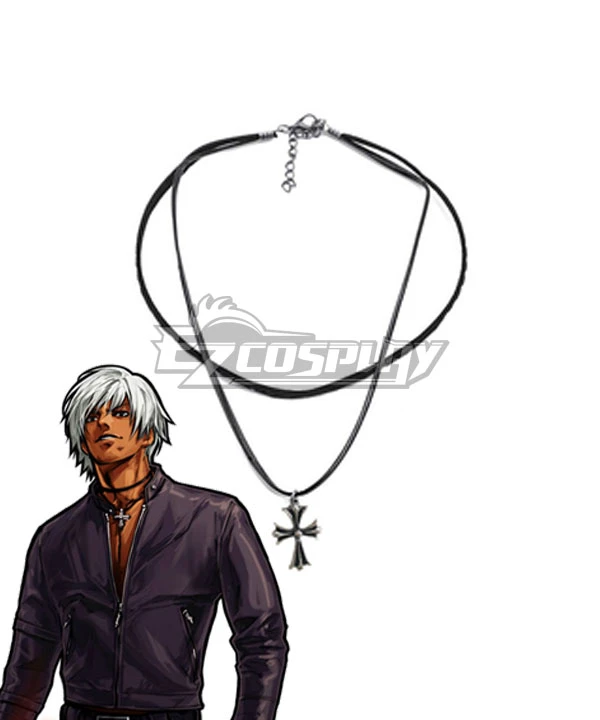 The King Of Fighters K' K Dash Gloves Necklace Cosplay Accessory Prop