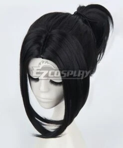 The King Of Fighters Mai Shiranui Black Cosplay Wig -EZCOSPLAY SHOP the king of fighters mai shiranui black cosplay wig 4