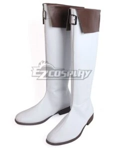 TLOZ: Breath Of The Wild Link Royal Guard DLC White Shoes Cosplay Boots -EZCOSPLAY SHOP the legend of zelda breath of the wild link royal guard dlc white shoes cosplay boots 3