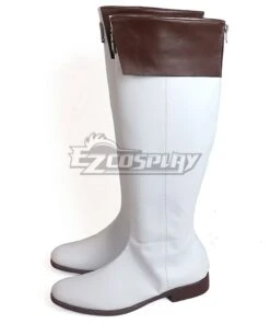 TLOZ: Breath Of The Wild Link Royal Guard DLC White Shoes Cosplay Boots -EZCOSPLAY SHOP the legend of zelda breath of the wild link royal guard dlc white shoes cosplay boots 4