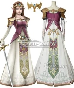 TLOZ Zeruda No Densetsu Twilight Princess Princess Of HyruleZeruda Hime Cosplay Costume