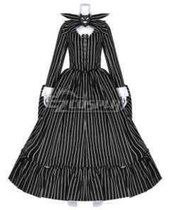 The Nightmare Before Christmas Female Jack Skellington Dress Halloween Cosplay Costume -EZCOSPLAY SHOP the nightmare before christmas halloween cosplay 13