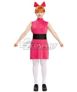 The Powerpuff Girls Blossom Cosplay Costume -EZCOSPLAY SHOP the powerpuff girls blossom cosplay costume 02