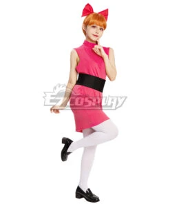 The Powerpuff Girls Blossom Cosplay Costume -EZCOSPLAY SHOP the powerpuff girls blossom cosplay costume 03