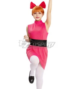 The Powerpuff Girls Blossom Cosplay Costume -EZCOSPLAY SHOP the powerpuff girls blossom cosplay costume 04