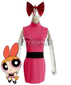 The Powerpuff Girls Blossom Cosplay Costume -EZCOSPLAY SHOP the powerpuff girls blossom cosplay costume