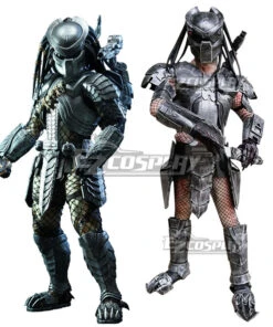 The Predator Halloween Cosplay Costume - Including Helmet And Shoes