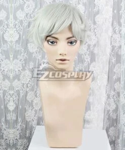 The Promised Neverland Norman White Silver Cosplay Wig -EZCOSPLAY SHOP the promised neverland norman white sliver cosplay wig 2