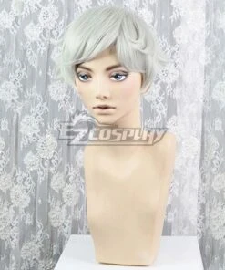 The Promised Neverland Norman White Silver Cosplay Wig -EZCOSPLAY SHOP the promised neverland norman white sliver cosplay wig 4