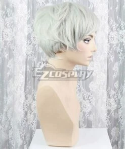 The Promised Neverland Norman White Silver Cosplay Wig -EZCOSPLAY SHOP the promised neverland norman white sliver cosplay wig 6