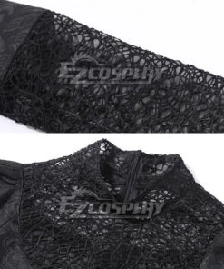 The Witcher Netflix Yennefer Black Dress Cosplay Costume -EZCOSPLAY SHOP the witcher netflix yennefer black dress cosplay costume 3