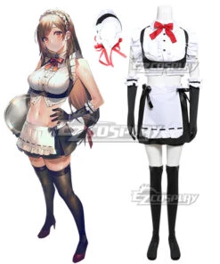 Final Fantasy VII Remake FF7R Tifa Lockhart Maid Cosplay Costume Design By@Lino