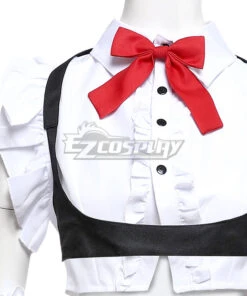 Final Fantasy VII Remake FF7R Tifa Lockhart Maid Cosplay Costume Design By@Lino -EZCOSPLAY SHOP tifa lockhart maid cosplay costume design by lino 9