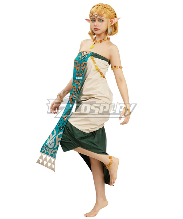 TLOZ: Tears Of The Kingdom Princess(Zonai Dress) Cosplay Costume 3 TLOZ: Tears Of The Kingdom Princess(Zonai Dress) Cosplay Costume - Image 3