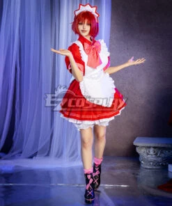 Tokyo Mew Mew Ichigo Momomiya Maid Cosplay Costume -EZCOSPLAY SHOP tokyo mew mew ichigo momomiya maid cosplay costume 03