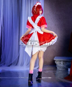 Tokyo Mew Mew Ichigo Momomiya Maid Cosplay Costume -EZCOSPLAY SHOP tokyo mew mew ichigo momomiya maid cosplay costume 04