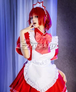 Tokyo Mew Mew Ichigo Momomiya Maid Cosplay Costume -EZCOSPLAY SHOP tokyo mew mew ichigo momomiya maid cosplay costume 05