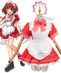 Tokyo Mew Mew Ichigo Momomiya Maid Cosplay Costume -EZCOSPLAY SHOP tokyo mew mew ichigo momomiya maid cosplay costume 1