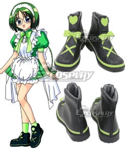 Tokyo Mew Mew Lettuce Midorikawa Cosplay Shoes