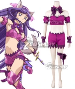 Tokyo Mew Mew NEW Zakuro Purple Cosplay Costume -EZCOSPLAY SHOP tokyo mew mew new zakuro purple cosplay costume