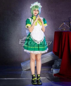 Tokyo Mew Mew Retasu Midorikawa Maid Cosplay Costume -EZCOSPLAY SHOP tokyo mew mew retasu midorikawa maid cosplay costume 02