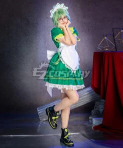 Tokyo Mew Mew Retasu Midorikawa Maid Cosplay Costume -EZCOSPLAY SHOP tokyo mew mew retasu midorikawa maid cosplay costume 03